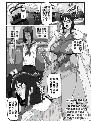 [ゴル] 催眠能力持ちのキモ海兵にたしぎがオナホにされる話(ワン〇ース) [江之下流个人机翻润色]