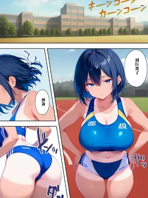 [ぶるーと] 陸上部部長で幼馴染の強気な彼女が催○おじさんに寝取られ孕まされる話