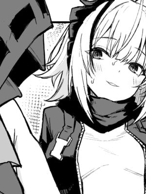 [いぬかき] 【Skebリクエスト】だぶちにもう一回おしりでさせてもらう漫画 (アークナイツ)｜用W屁股做爱的漫画 [并非汉化组]