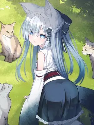 [Night White Lily (仁科かけり)] 俺は失恋し化け猫は再び現れる+制作記セット [DL版]