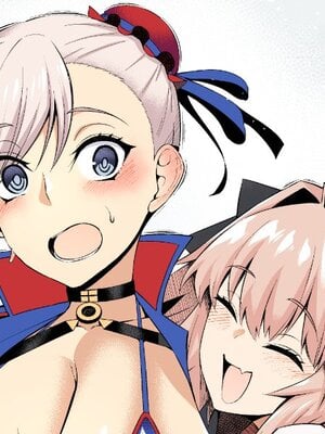 [あんこまん] 武蔵ちゃん、アストルフォとチャンバラごっこ❤ (Fate／Grand Order) [カラー化]