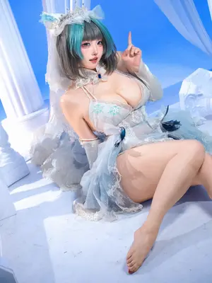 [SOSO_嗖嗖]Azur lane碧蓝航线柴郡婚纱