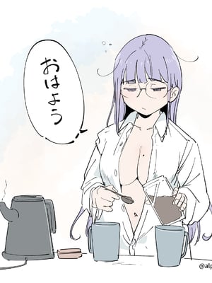 [Twitter/X] あるぷ (@alp315、@alp315_d) 三芳おはようスケッチ [Don't Trust and Support Irodori Comics !]